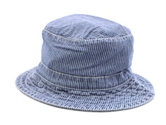 Name It medium blue denim/white bucket hat striber